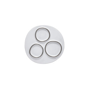 צלחת שף אמבר מחולק לשלוש