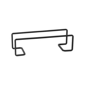 מעמד דקורטיבי שחור מלבן 28 ס"מ