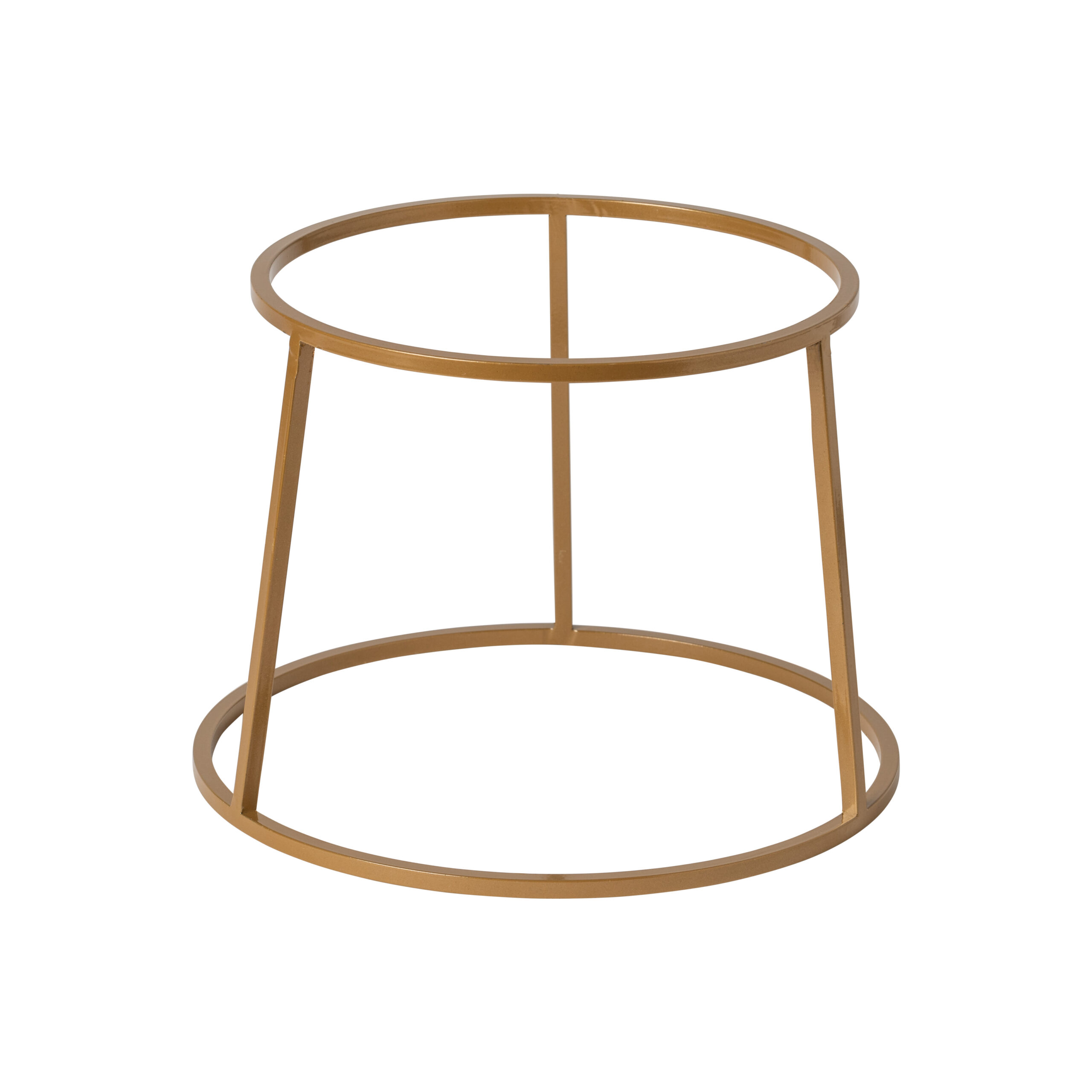 מעמד דקורטיבי גובה 18 ס"מ - זהב