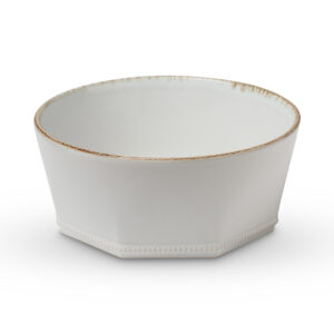 קערית לוזיאה מתומנת 16 ס"מ - לבן