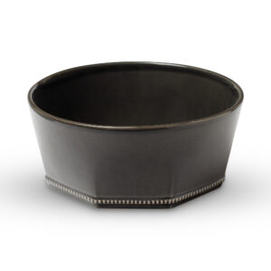 קערית לוזיאה מתומנת 16 ס"מ - אפור כהה