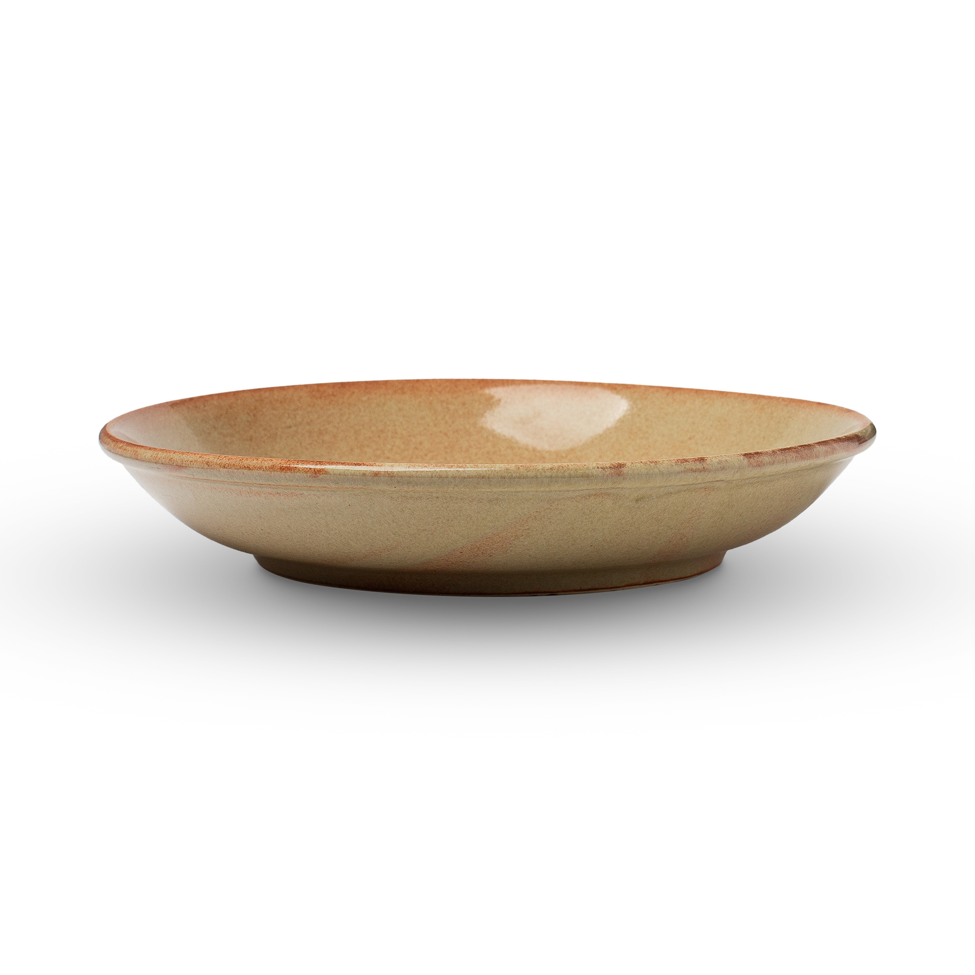 צלחת מרק טקסטורה 22 ס"מ - חול