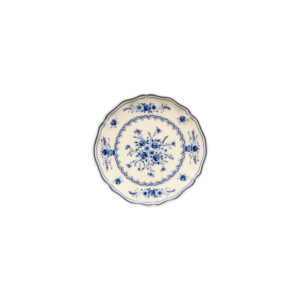 צלחת וילה 17 ס"מ - בג'/כחול