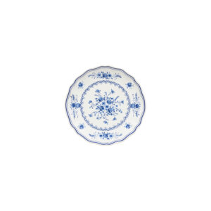 צלחת וילה 17 ס"מ - לבן/כחול
